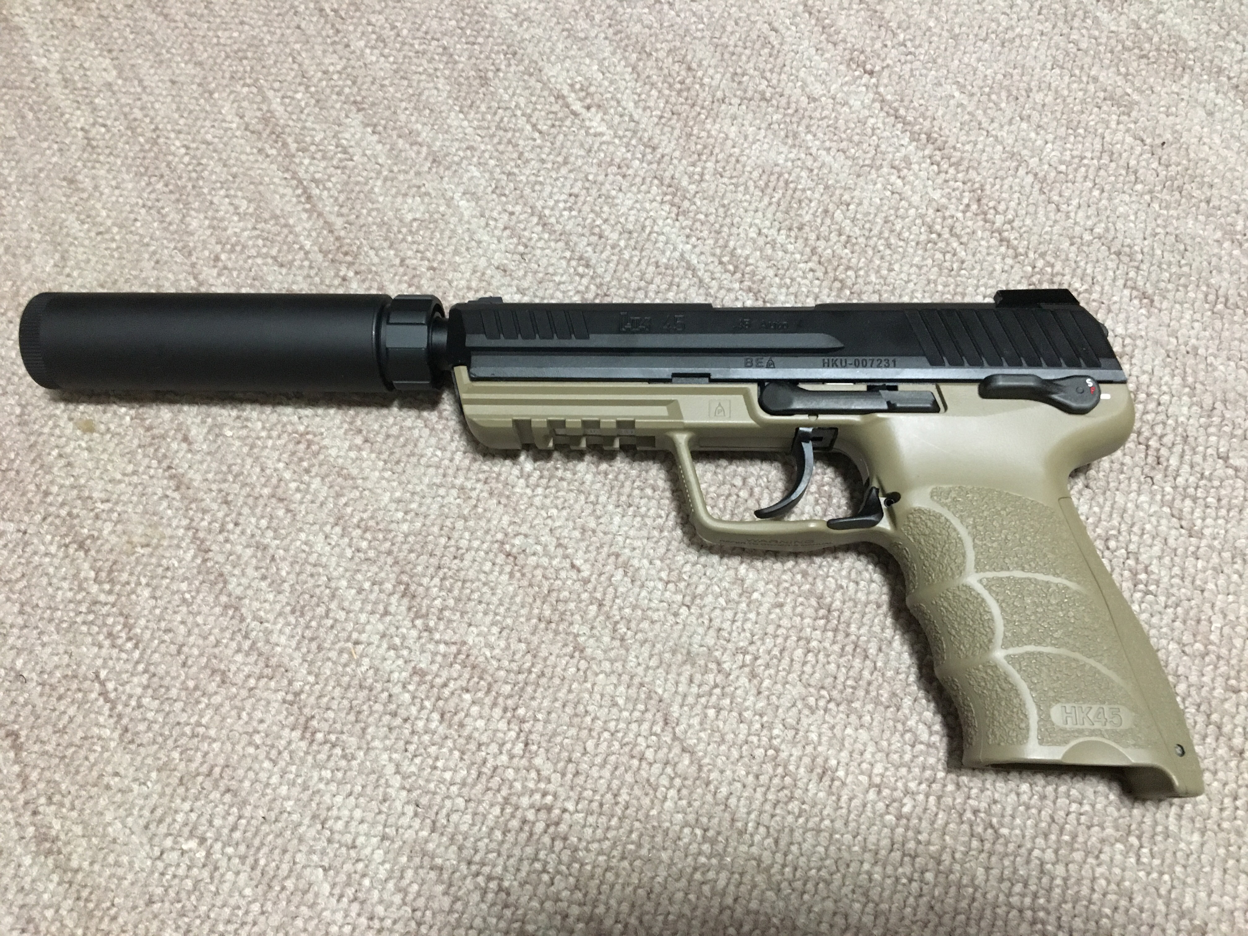 東京マルイ HK45タクティカル（ガスコキカスタム）